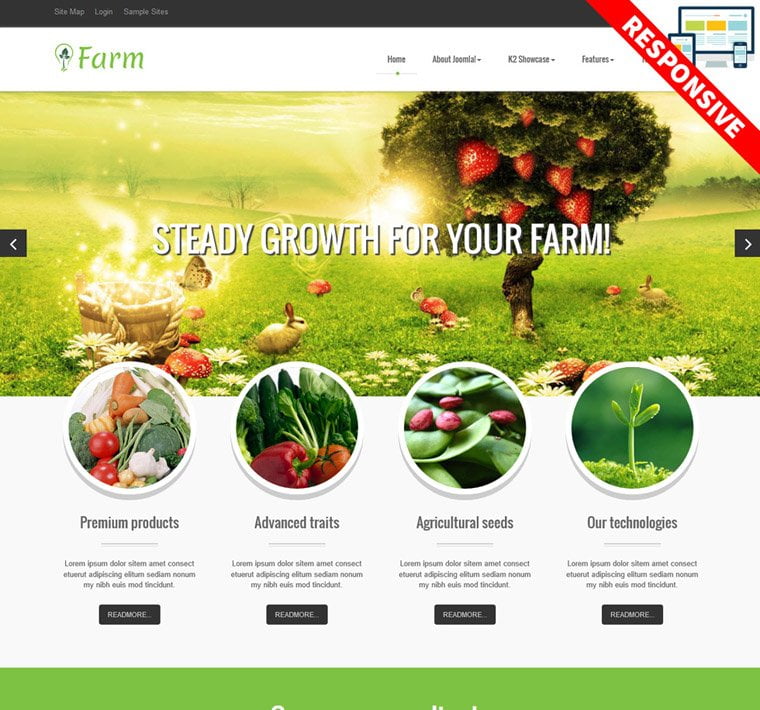 Farm Joomla Template - Joomla Templates and Extensions Provider