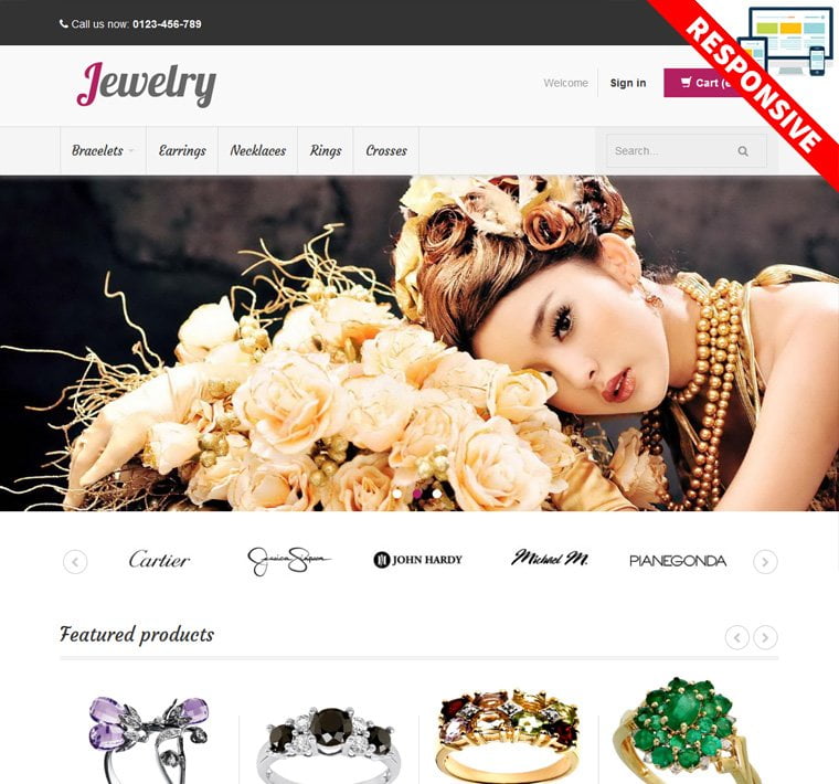 Jewelry Theme - Prestashop Themes and Modules Provider