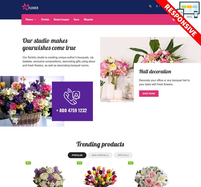 Flower Theme - Prestashop Themes and Modules Provider