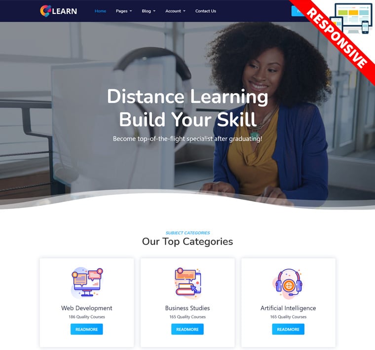 E-Learning Template - Joomla Templates and Extensions Provider